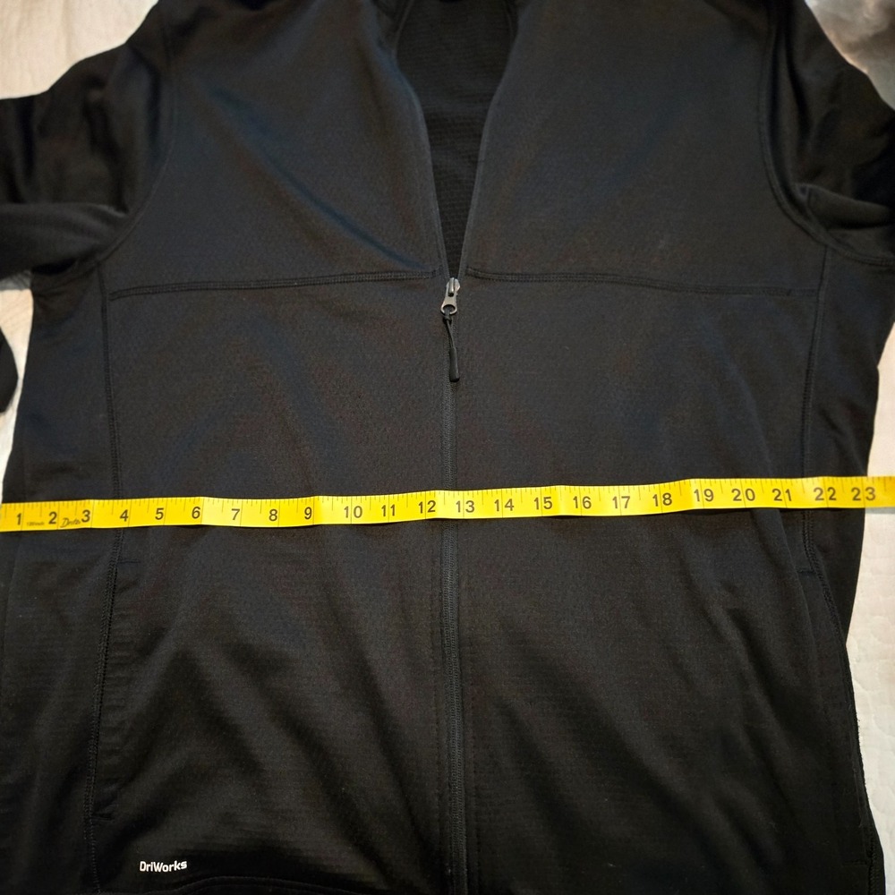 Athletic Works Unisex Zip Up Jacket Sz XL Stand Collar Long Sleeves Hand Pockets - Picture 11 of 12